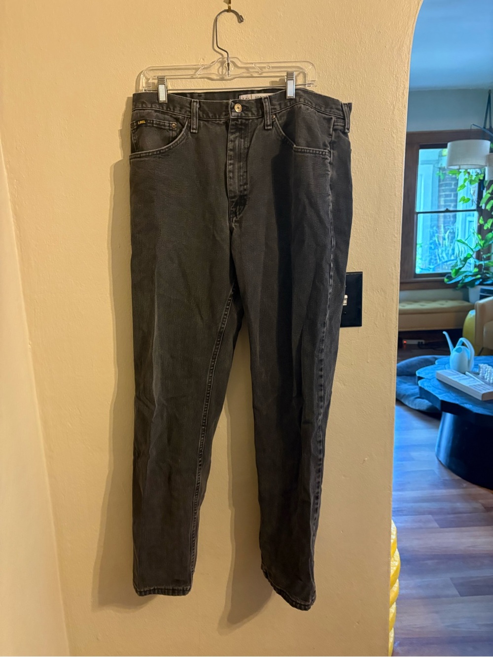Lee Regular Fit Gray Straight Jeans